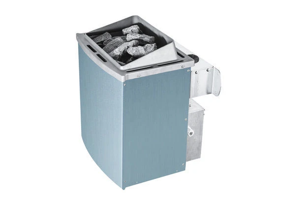 KARIBU Faurin Sauna , Naturbelassen, Fichte, 170x151x198 Cm,SETOfen 4,5 KW Integr. Strg. – Bild 7