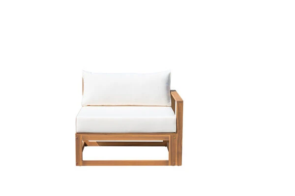 OUTFLEXX Ecklounge, Hellgrau, FSC-Akazienholz/Textil, Für 5 Personen, Inkl. Tisch Und Polster – Bild 19