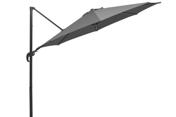 Schneider® SCHNEIDER Rhodos Junior Ampelschirm, Anthrazit, Rund, Ø 300 Cm – Bild 3