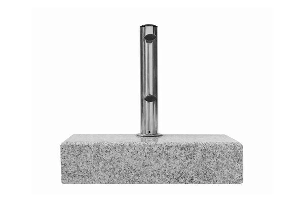 DOPPLER Granitsockel, Grau, Edelstahl/Granit, 25kg, Für Schirmstöcke Von 25-48 Mm – Bild 3