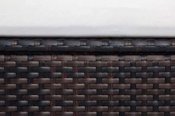 OUTFLEXX Mittelelement, Braun Marmoriert, Polyrattan, 63 X 78 X 65 Cm, Geeignet Für 7759-BOX – Bild 4