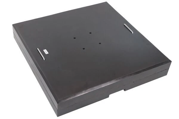 OUTFLEXX Schirmständer, Granit, 70x70x22cm, 150kg, Mit Lenkrollen Und Standfüßen – Bild 7