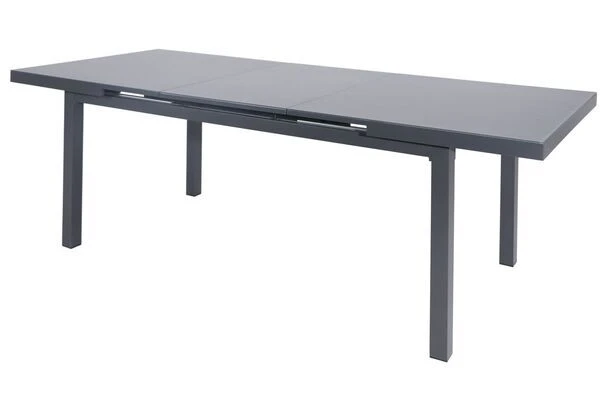 HARTMAN Aruba Esstischgarnitur, Xerix, Alu/Textilene, Tisch 180/240x100cm, 6 Stapelsessel – Bild 4