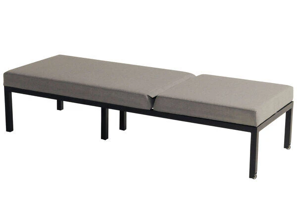 HARTMAN Eva Loungeliege, Sooty, Sunbrella, 195 X 70 X 45 Cm, Rückenlehne Verstellbar, Hohe Liegefläche – Bild 4