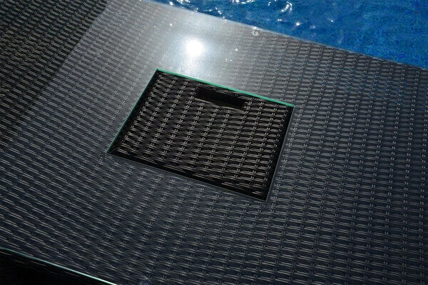 OUTFLEXX Dining Tisch, Grau, Polyrattan, 140x80x53/69cm, Höhenverstellbar â Bild 4