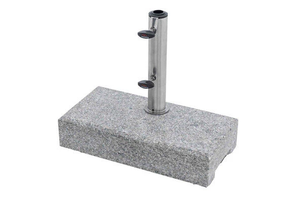 DOPPLER Granitsockel, Grau, Edelstahl/Granit, 25kg, Für Schirmstöcke Von 25-48 Mm – Bild 4