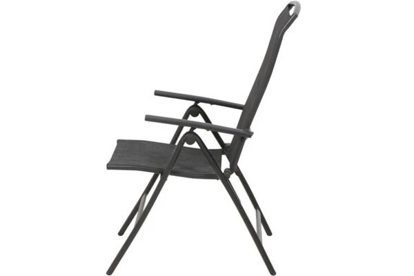 SIENA GARDEN Livorno Multipositionssessel, Anthrazit/silber-schwarz, Alu/Ranotex®, 68x63x110cm – Bild 13