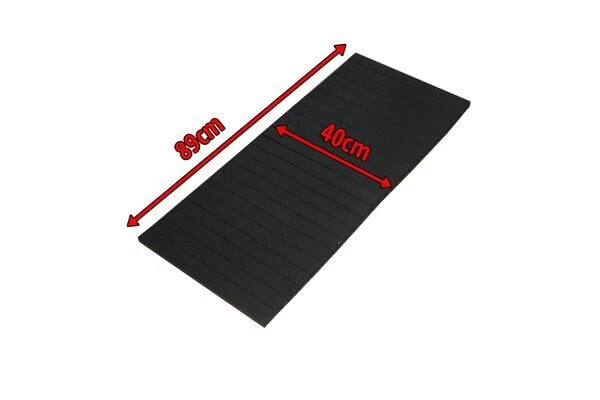 OUTFLEXX Cozy Tablett, Schwarz, Aluminium, 89 X 40 Cm, Zum Auflegen Auf Möbel, Biegsam – Bild 5