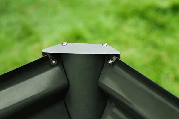 OUTFLEXX Hochbeet, Anthrazit, Zincalume, Pulverbeschichtet, 120 X 90 X 84 Cm, Durch Zubehör Erweiterbar – Bild 6