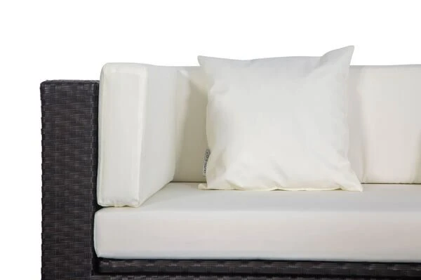 OUTFLEXX Loungemöbel-Set, Braun, Polyrattan, 5 Personen, Wasserfeste Kissenbox – Bild 6