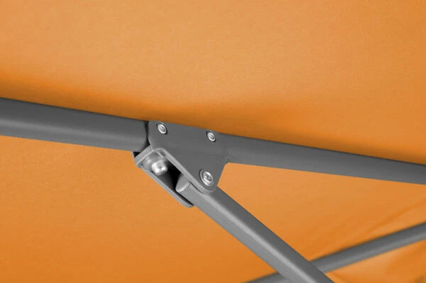 Schneider® SCHNEIDER Tunis Mittelstockschirm, Mandarine, Rechteckig, 270 X 150 Cm – Bild 6