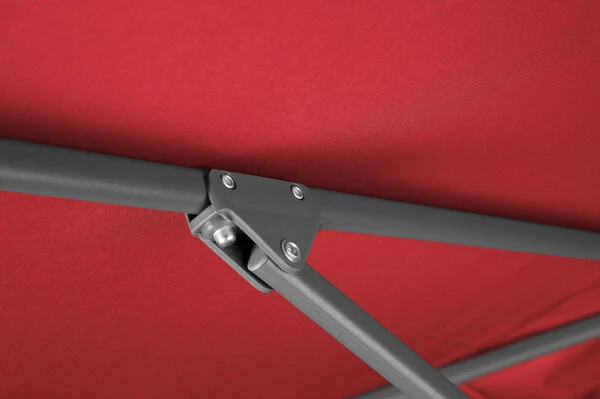 Schneider® SCHNEIDER Tunis Mittelstockschirm, Rot, Rechteckig, 270 X 150 Cm – Bild 6