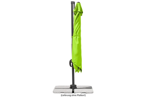 Schneider® SCHNEIDER Rhodos Junior Ampelschirm, Apfelgrün, Quadratisch, 270 X 270 Cm – Bild 4