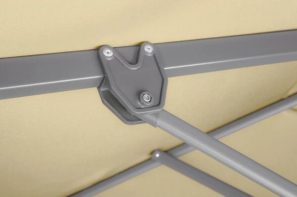 Schneider® SCHNEIDER Rhodos Junior Ampelschirm, Natur, Quadratisch, 270 X 270 Cm – Bild 7