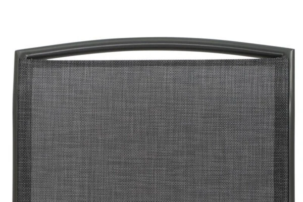 SIENA GARDEN Livorno Multipositionssessel, Anthrazit/silber-schwarz, Alu/Ranotex®, 68x63x110cm – Bild 7