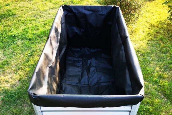 OUTFLEXX Pflanzvlies, Schwarz, Vlies 200g/m², 180x90x100cm, Für Hochbeet Mit 180cm – Bild 7