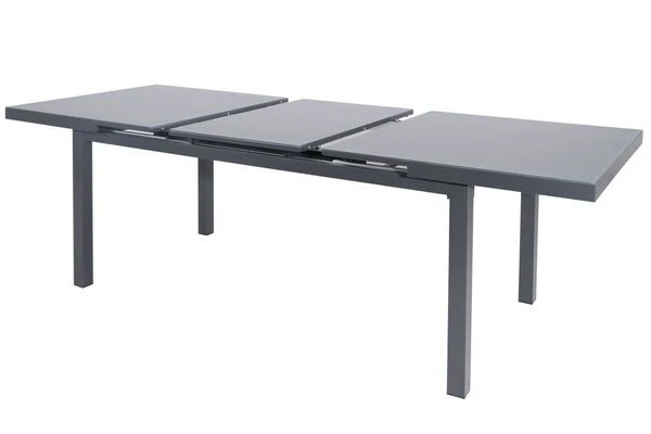 HARTMAN Aruba Esstischgarnitur, Xerix, Alu/Textilene, Tisch 180/240x100cm, 6 Stapelsessel – Bild 7