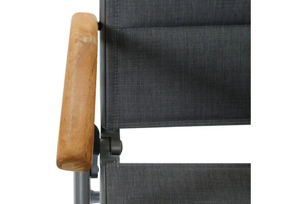 SIENA GARDEN Savin XL Klappsessel, Graphit/grau, Aluminium/Texfabric – Bild 7