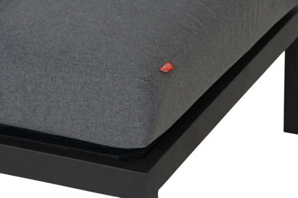 SIENA GARDEN Alvida Mittelmodul, Anthrazit/grau, Aluminium/Ranotex, Inkl. Polster – Bild 7