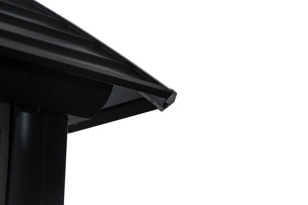 OUTFLEXX Hardtop Pavillon, Braun, Alu, 300x365cm, Inkl. Seitenteile Und Insektennetz â Bild 7