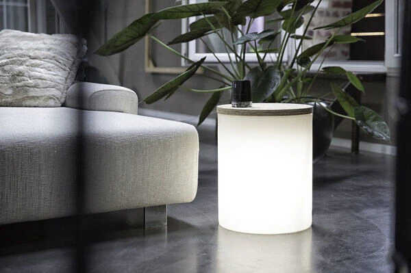 8-SEASONS Shining Drum Dekoleuchte, Weiß, Polyethylen, Outdoor – Bild 7