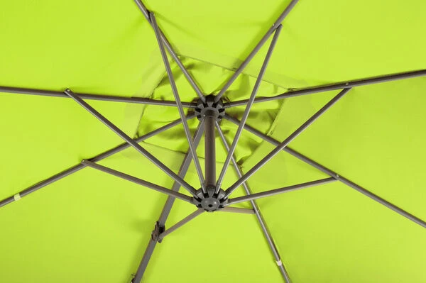 Schneider® SCHNEIDER Rhodos Junior Ampelschirm, Apfelgrün, Quadratisch, 270 X 270 Cm – Bild 6