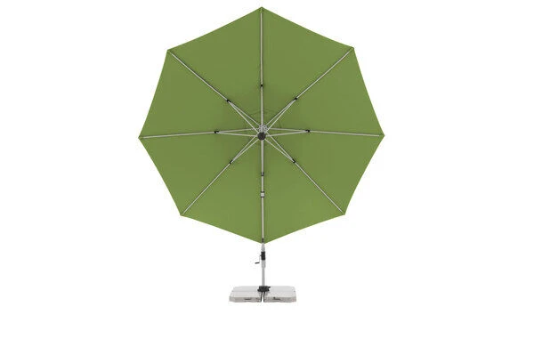 DOPPLER Active Pendelschirm, Fresh Green, Alu/Polyester, 370cmx210 Cm, Mit Kurbel, 360°-drehbar – Bild 8