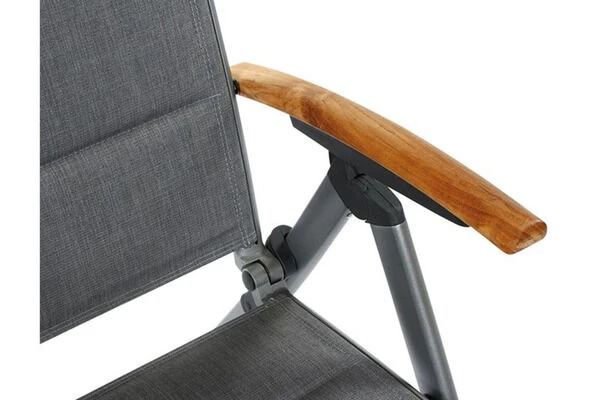 SIENA GARDEN Savin XL Klappsessel, Graphit/grau, Aluminium/Texfabric – Bild 9