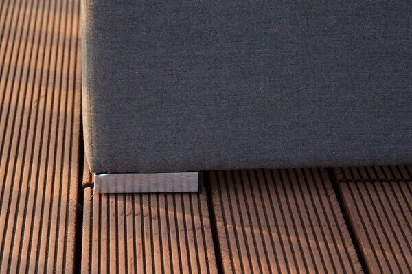 OUTFLEXX Loungetisch, Flanelle, Alu/Sunbrella, 78/157 X 78 X 37/64 Cm, Höhenverstellbar – Bild 9